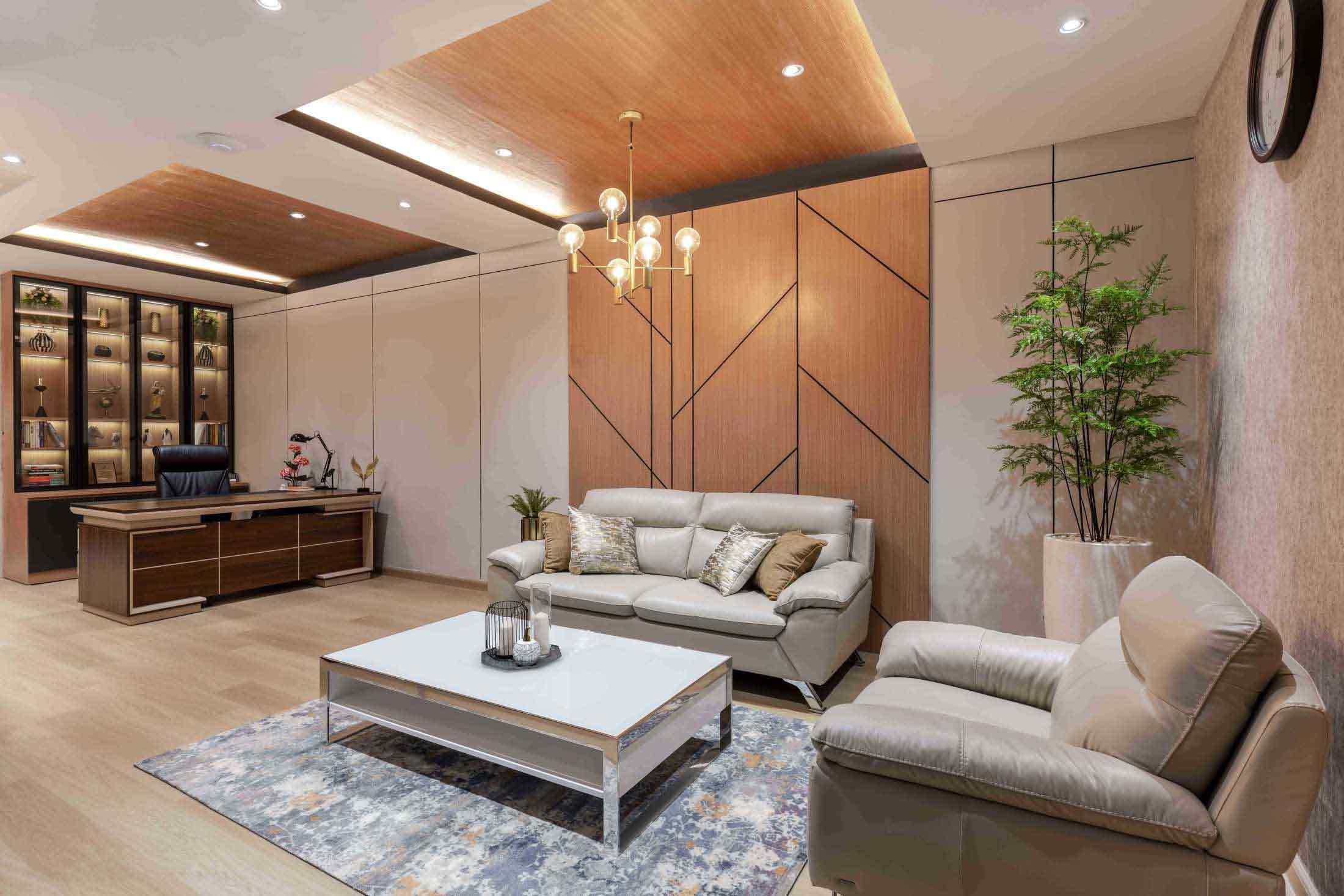 Ilustrasi ruang interior modern